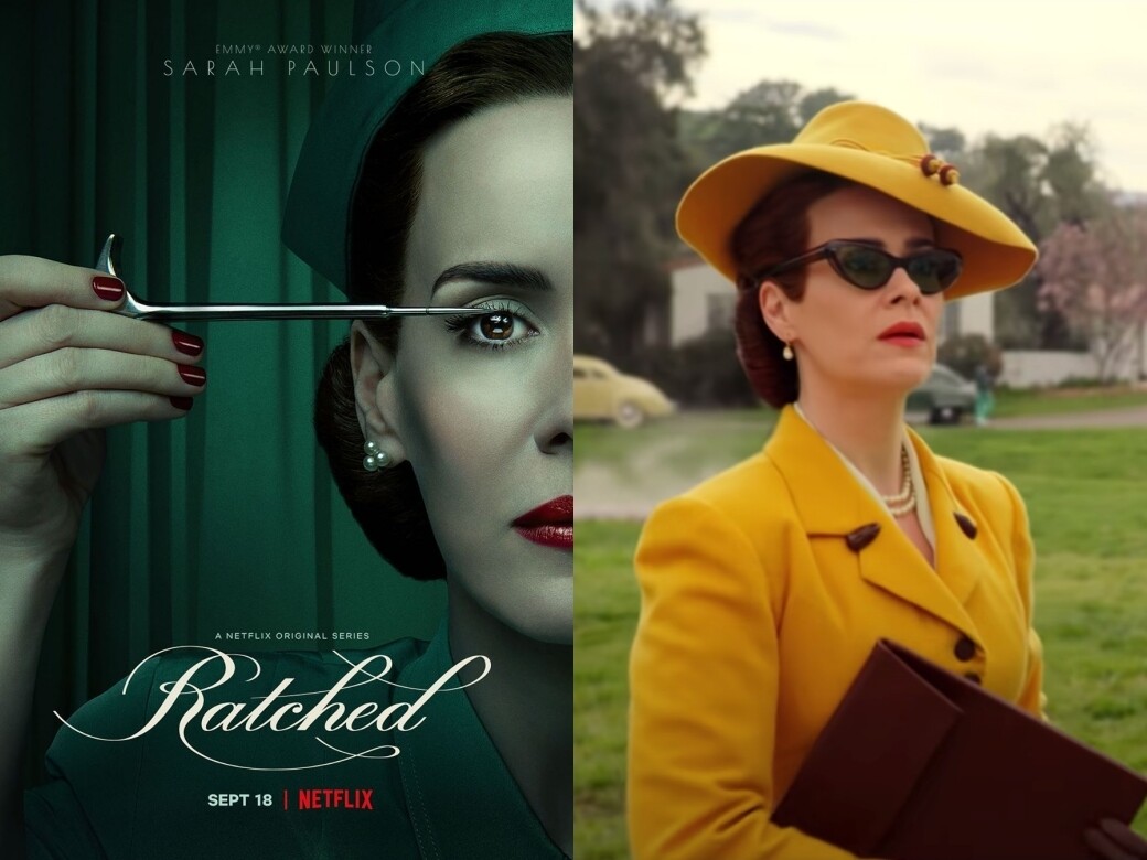 Netflix暗黑新劇《Ratched》黯衣天使50年代復古造型背後的殘暴隱喻