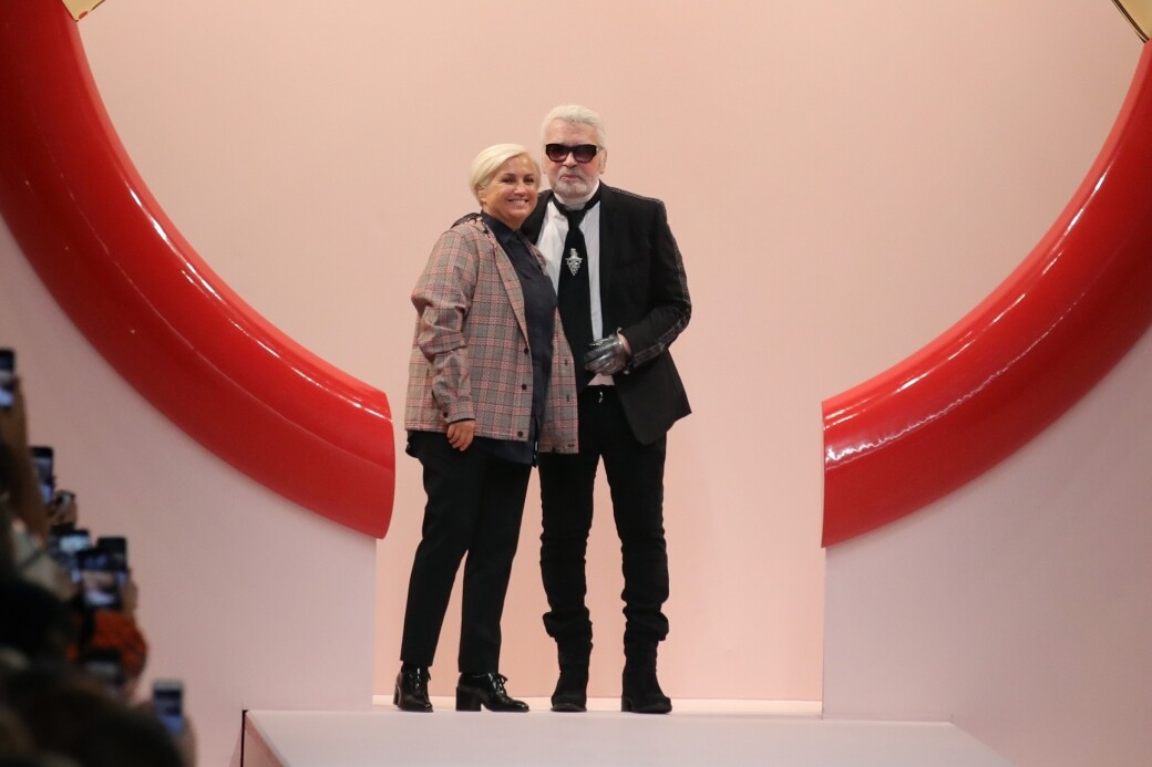 Silvia Venturini Fendi & Karl Lagerfeld