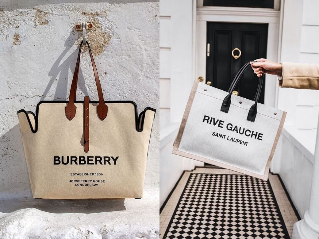 詢問度超高帆布袋推薦！6款Celine、Burberry、Saint Laurent的tote bag手袋輕巧大容量 實用性超高！