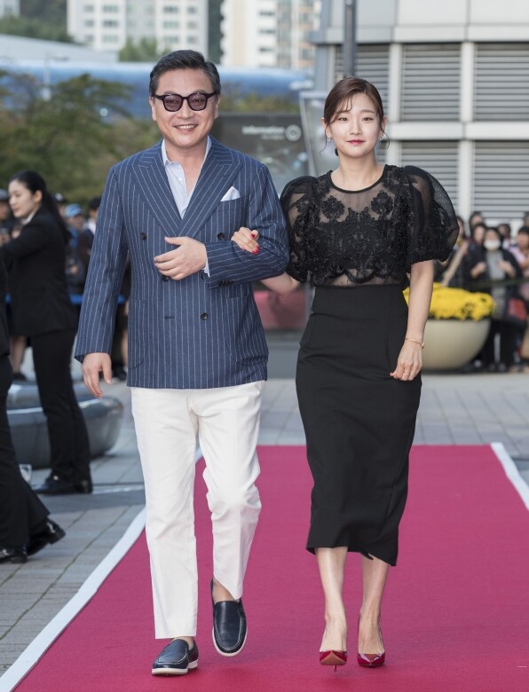 2017年10月13日，韓國首爾，眾星現身第26屆韓國釜日電影獎