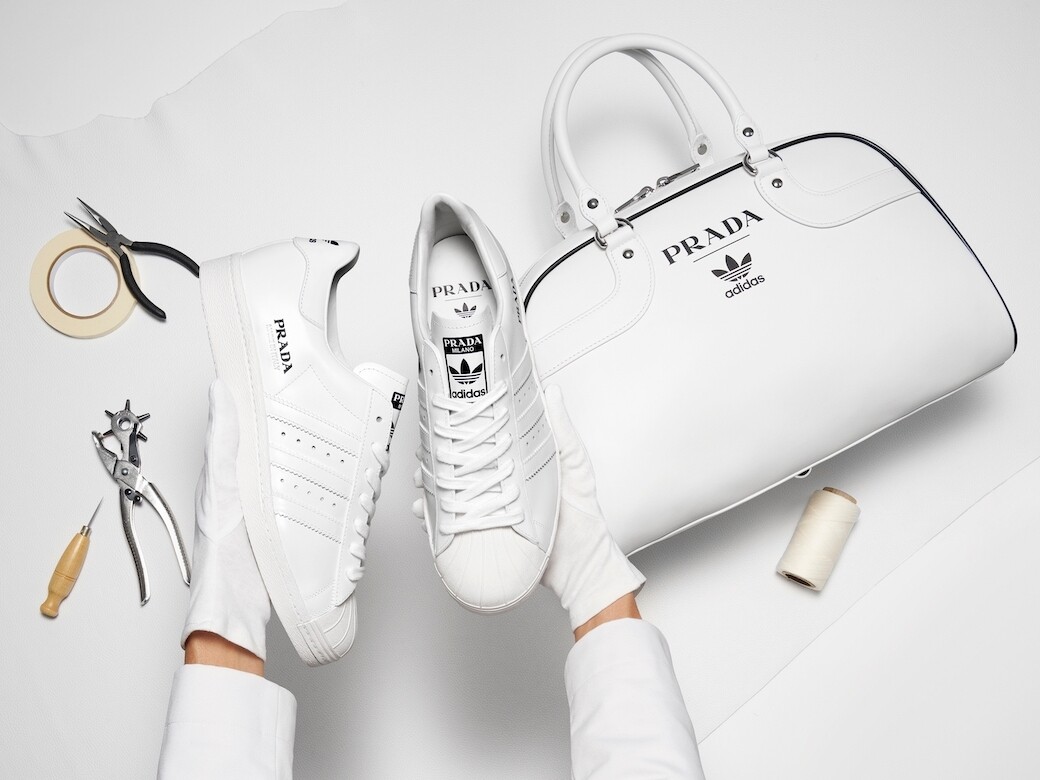 Prada與Adidas攜手推出Superstar波鞋及保齡球袋將12月4日開售 白色簡潔設計令全城著迷！