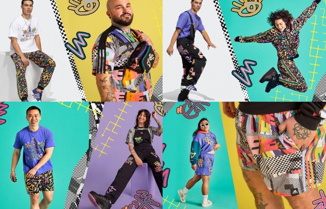 adidas Originals為Pride Month的象徵彩虹色，帶來不一樣的詮釋，由澳洲藝術家Kris Andrew Small以 LGBTQIA