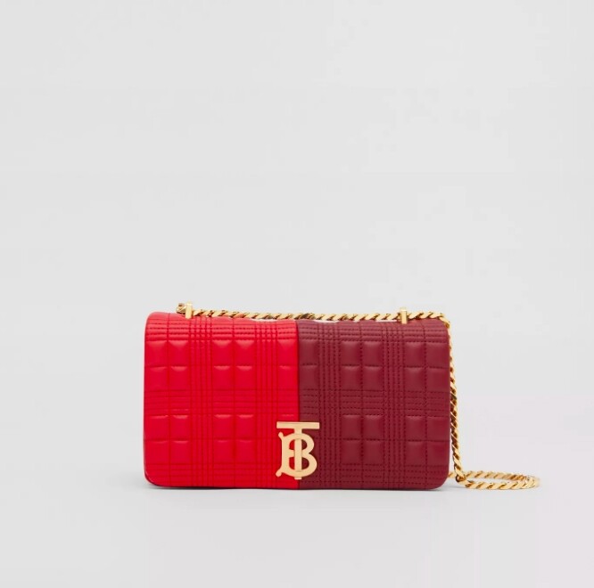 線條簡約又實用的Burberry Lola Bag，採用質感柔軟的高級意大利羊皮製造，鮮紅與