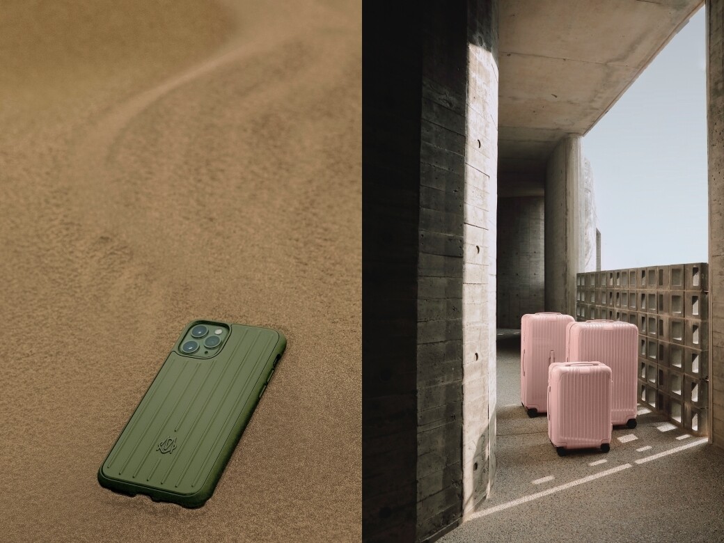 Rimowa iPhone手機殼輕巧又防震 與Essential行李箱一同推出霧粉及墨綠色！是時尚與功能性結合之作！