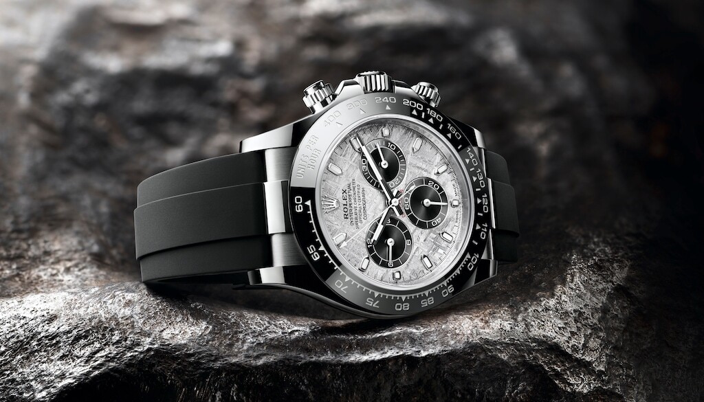 2021全新的Cosmograph Daytona腕錶用上罕見的隕石面，相當矚目，必成熱炒款式！