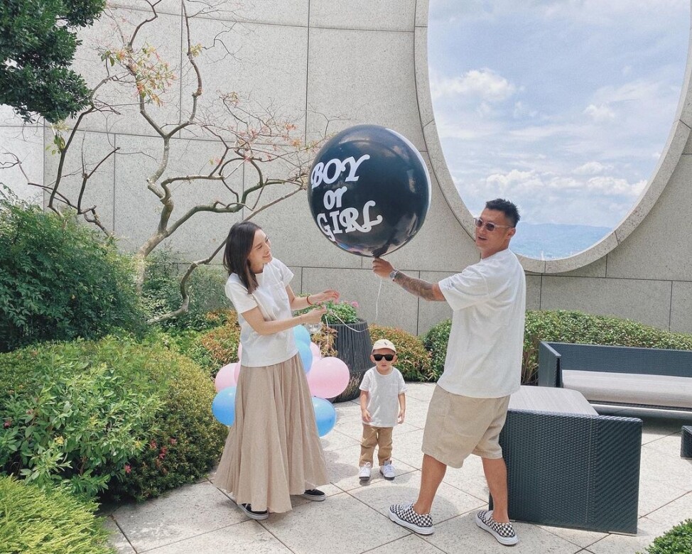 早前余文樂與老婆王棠云以"Boy or Girl?"的氣球讓大家猜猜第二胎的性別，結