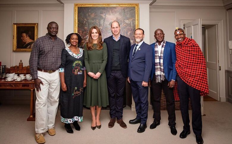 2019年11月，凱特和威廉王子出席非洲大自然保育組織的活動，凱特穿上Beulah