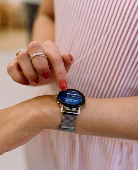 智能手錶Falster 2早已用上防水的輕觸式屏幕，內置的Wear OS程式讓用戶享用