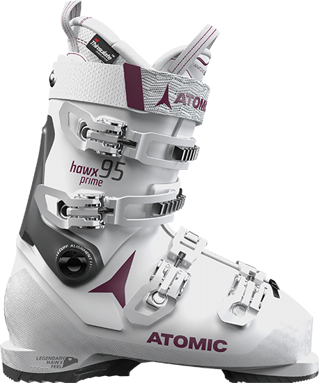 Atomic Hawx Prime 95 W是一款中型全山地滑雪靴，適合中等身材的女士滑雪者。革命