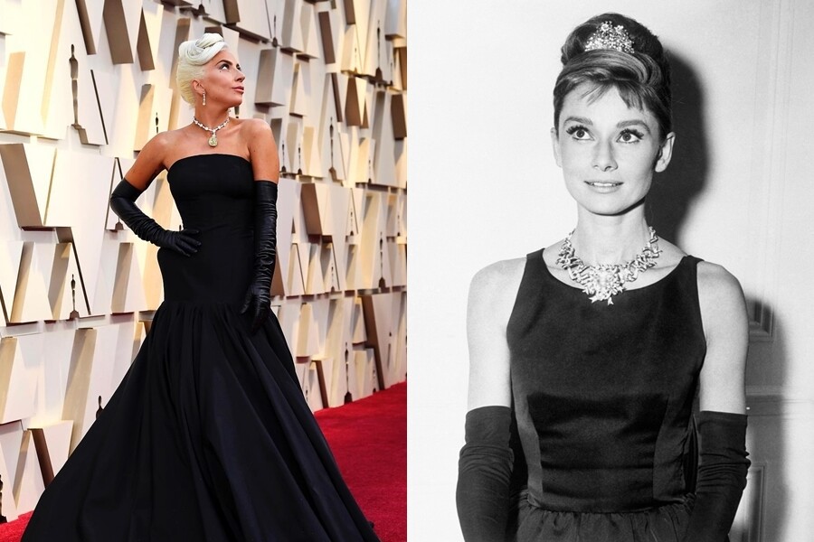 不少名人配戴過Tiffany Diamond，例如2019年奧斯卡頒獎典禮Lady Gaga便佩戴它出席紅毯