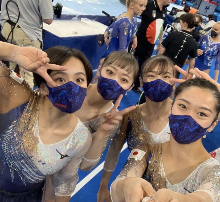 日本女子體操隊在東奧女子團體全能競技體操項目上失利，以第五名的