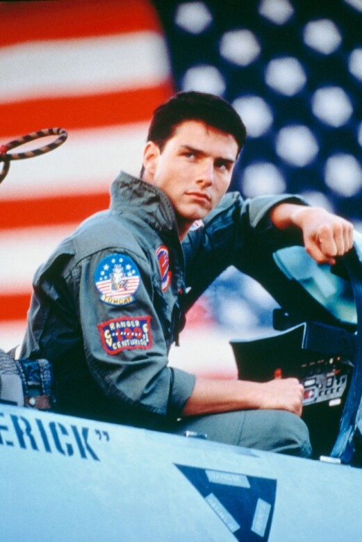 1986年，《Top Gun》上映後好評如潮，成為Tom Cruise其中一套代表作品。