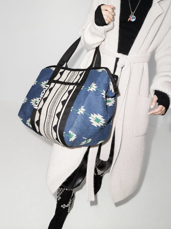 法國品牌Isabel Marant設計的棉布tote bag獨有不羈的巴黎氣質，棉布製作容量特大