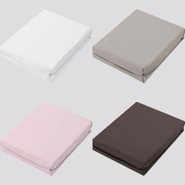 Uniqlo Airism床品系列包括床笠、被套與枕頭套，同時備有多款尺寸迎合不同家居