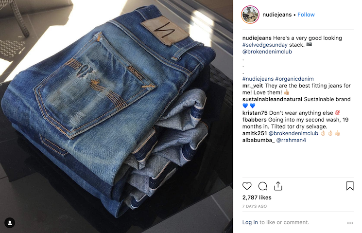 來自瑞典的牛仔褲品牌Nudie Jeans與環保物料供應商Textile Exchange合作系列之外，更在