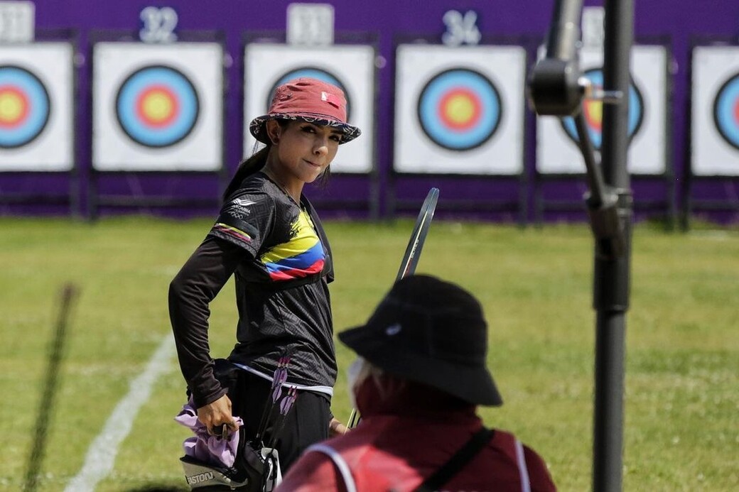 射箭堪稱是相當考驗肌肉耐力與協調性動作的運動，21歲的Valentina Acosta Giraldo這回