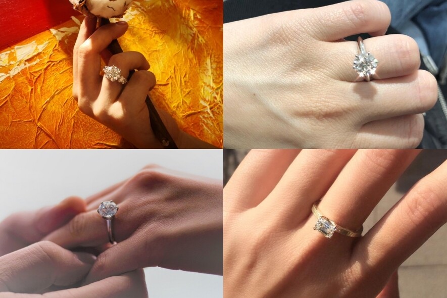 鑽石訂婚戒指,女明星,富二代