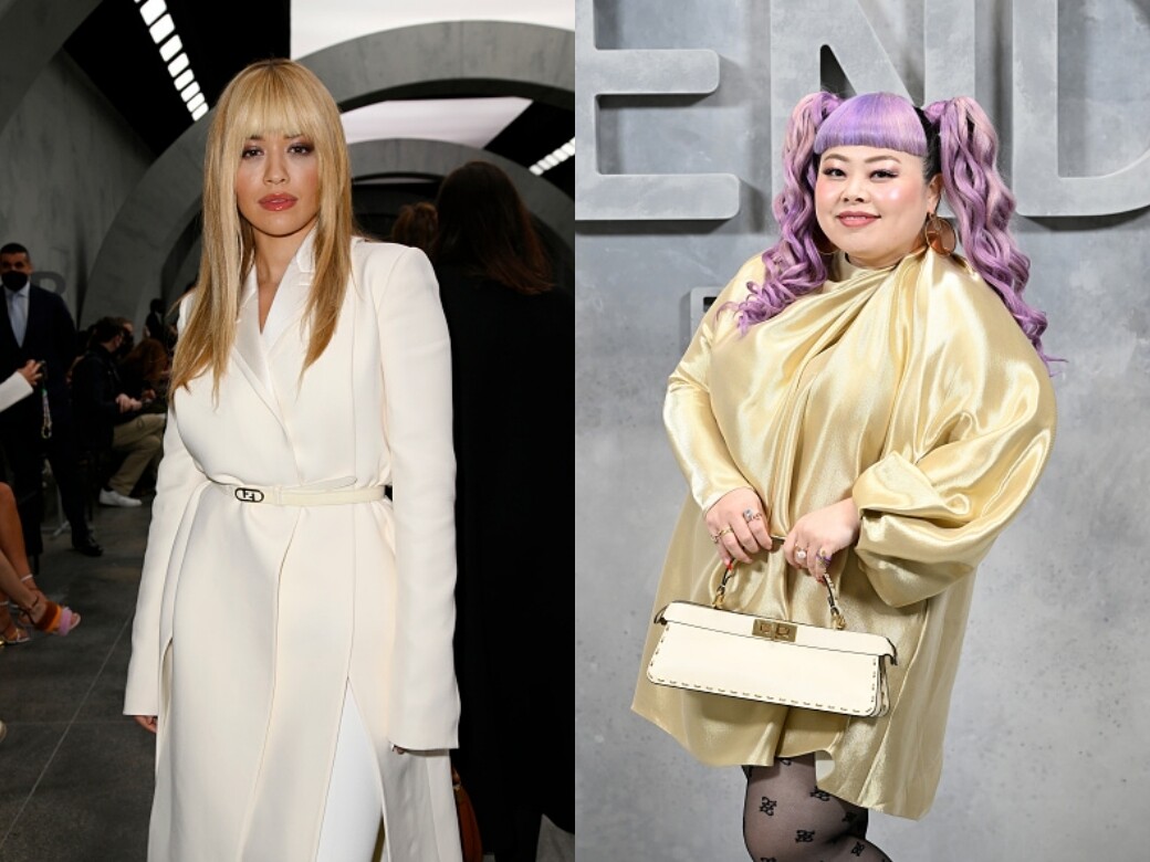 Rita Ora和渡邊直美出席Fendi 2022秋冬時裝騷
