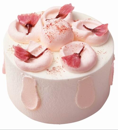 櫻の花見 (Sakura Chiffon Cake) $138 (10cm) / $36一件