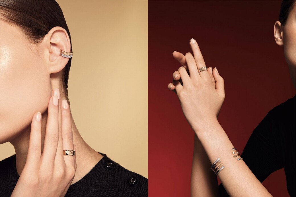 時尚不設限，懂得穿搭出個人風格才是主流，不少人會從配飾着手，提升整體層次，彰顯品味。除了標誌性的山茶花，CHANEL的優雅菱格紋更被喻為經典，一個世紀以來，菱格紋從時裝、手袋延伸至珠寶，成就了於2015年推出的COCO CRUSH高級珠寶系列，今年再增添新成員，一系列指環、手鐲及耳環，靈活精緻的設計，為高級珠寶的配搭帶來更多可能性，創造別樹一幟的時尚風采！