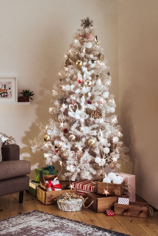 小型聖誕樹裝飾：沒有聖誕樹，家裡只有一大堆松果？那麼便自己DIY製作一