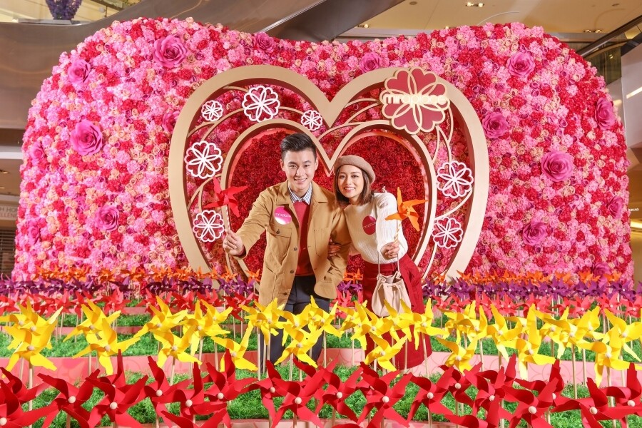 Mira Place 農曆新年 情人節 2021 好去處 打卡 商場 佈置 裝飾 香港
