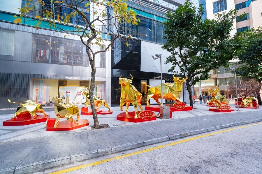 農曆新年 情人節 2021 好去處 打卡 商場 佈置 裝飾 香港