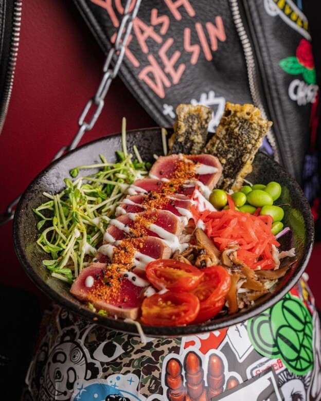 鄰近星街，在灣仔月街的新興日本餐TMK Rap & Roll是又一間在Pirata Group 旗下的餐廳