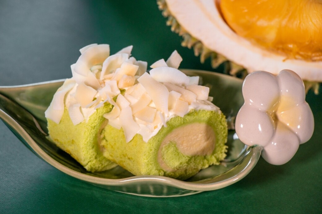 榴槤節亦供應多款創意甜品，重點推介包括源自馬來西亞的傳統糕點藍