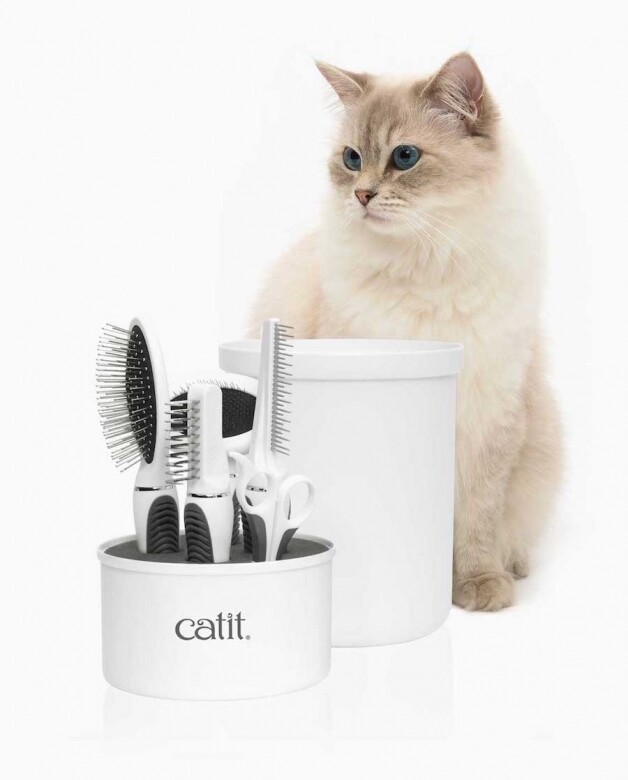 9. 美容必備你家的貓星人如果是長毛品種，Catit的這set美容套裝就該成為