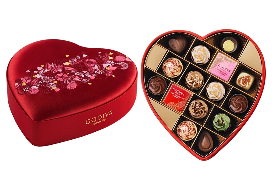浪漫巧克力心形禮盒15顆裝 $860