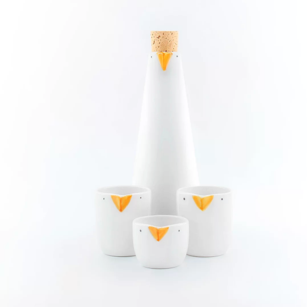 Hasami-yaki Serve Bottle & Cups Set清酒壺及杯套裝 日系家品雜貨