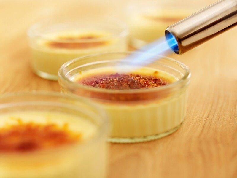 免焗法式焦糖燉蛋 No bake dessert recipe Crème brûlée