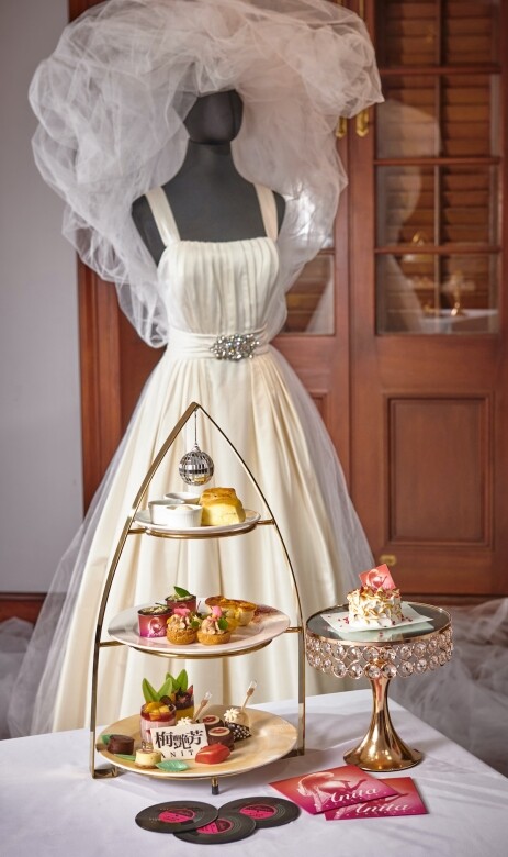 在富衛1881公館現代法式餐廳ODEA推出的「Forever Diva永恆的百變天后」主題下午茶