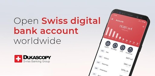 Dukascopy 是一間瑞士虛擬銀行，提供網上和手機流動銀行服務，還提供活期賬戶
