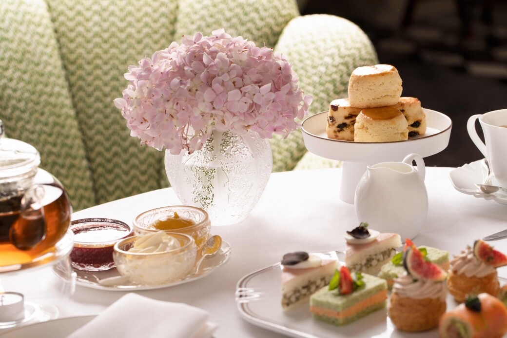 The Butterfly Room與法國水晶品牌Lalique合作推出獨家下午茶，提供四種全新鹹點，包括