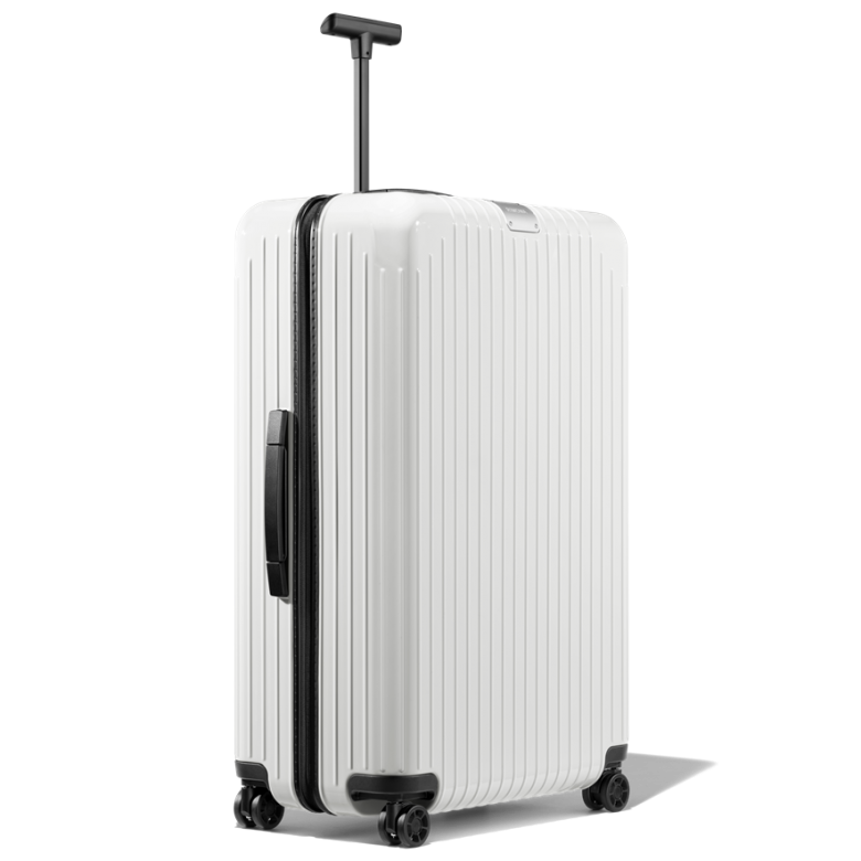 RIMOWA Essential Lite品牌中最輕盈的行李箱，刻有RIMOWA招牌陽極氧化鋁製徽章，追求優越