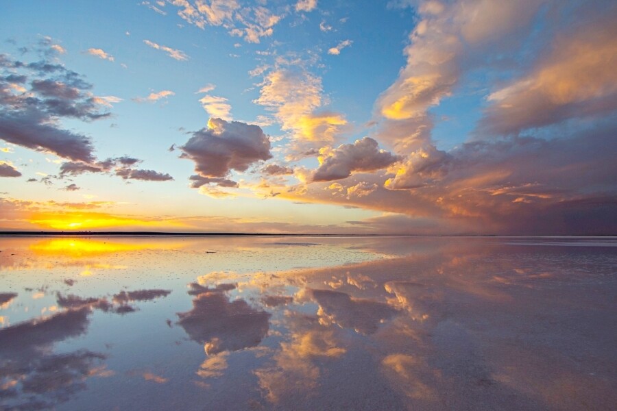 澳洲墨爾本鹽湖(Lake Tyrrell)