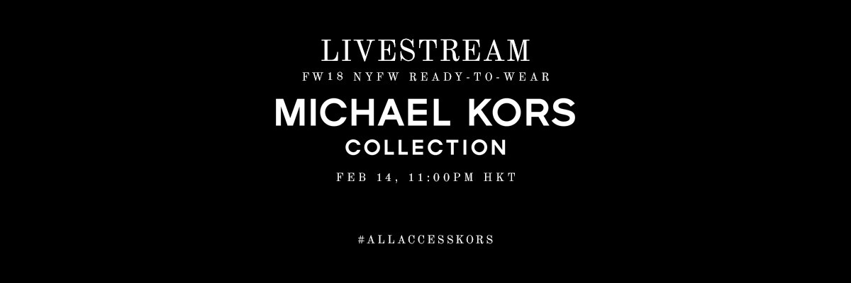 Michael Kors, FW18, livestream, 時裝周, 紐約