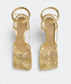 Bottega Veneta 金色網面高跟鞋 Bottega Veneta 金色網面高跟鞋