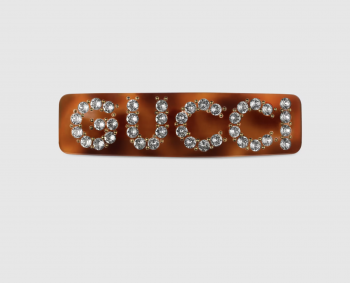 水晶Gucci單品髮夾
