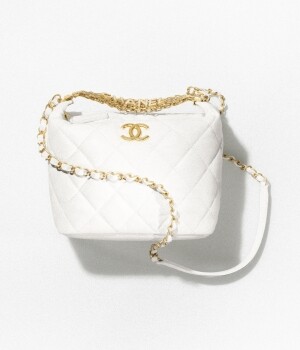 Chanel 白色細號Hobo手袋