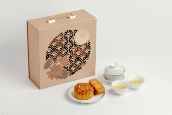 雙黃白蓮蓉月餅禮盒 (4件裝)