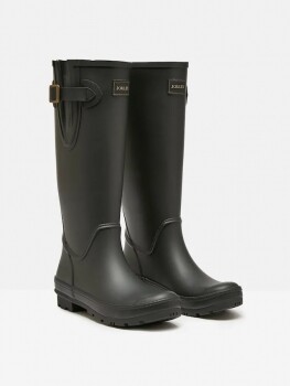 Houghton Black Adjustable Tall Wellies