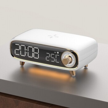 DREAMCLOX | 五合一無線充電藍牙音箱 溫度時鐘 小夜燈