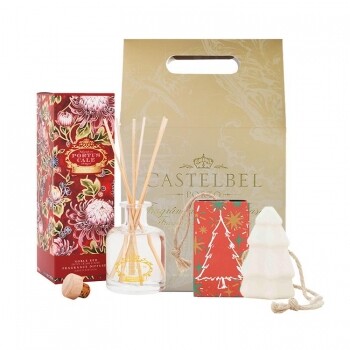 Castelbel 快樂聖誕樹紅盒香皂香薰套裝