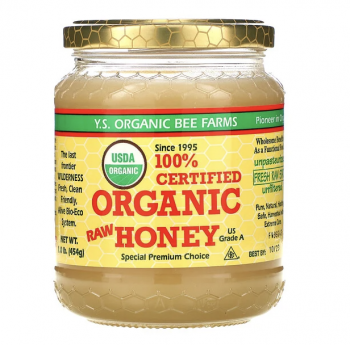 Y.S. Eco Bee Farms, 全有機生蜜，1.0 磅（454 克）