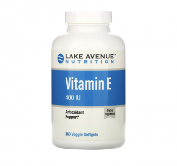 Lake Avenue Nutrition, 維生素 E，400 國際單位，360 粒素食軟膠囊