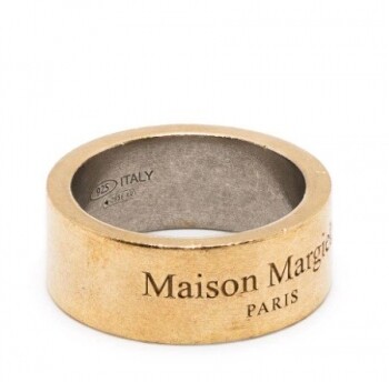 Maison Margiela logo embossed ring