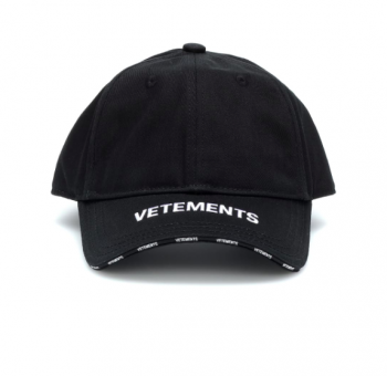 Vetements 黑色cap帽